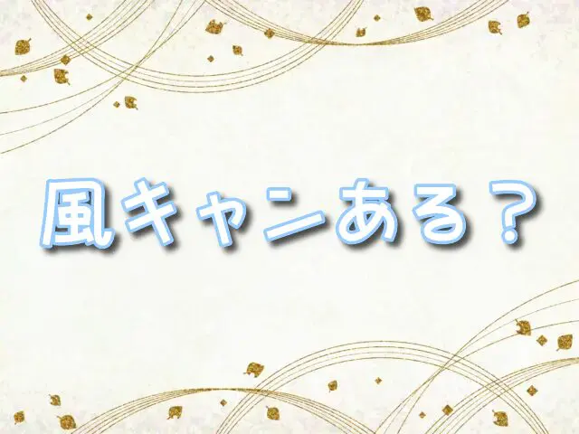 ディズニークリスマスグリーティング　風キャン　 風速